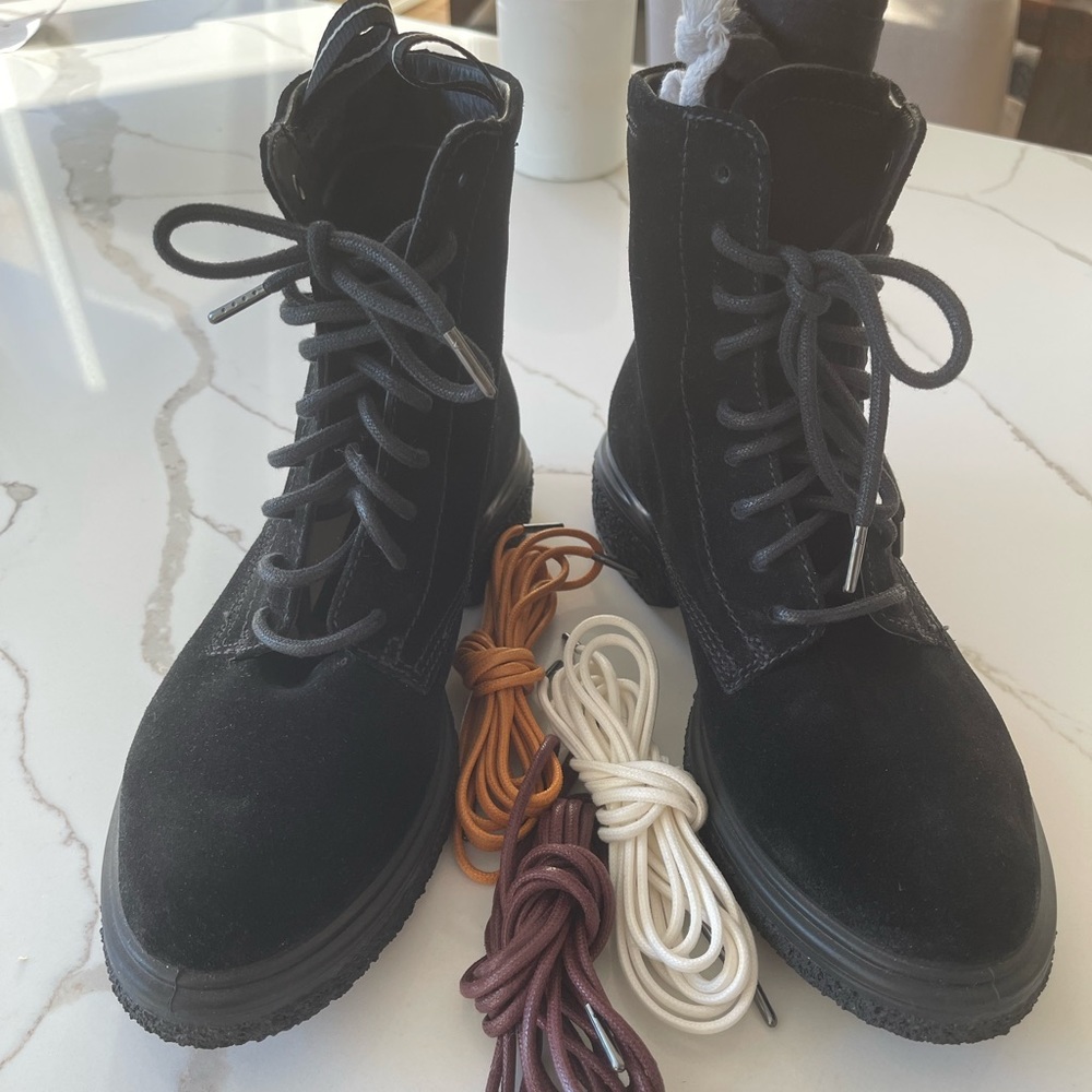 Black Suede Boots